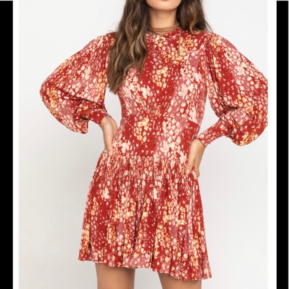 Free People Heartbeats Mini Dress
